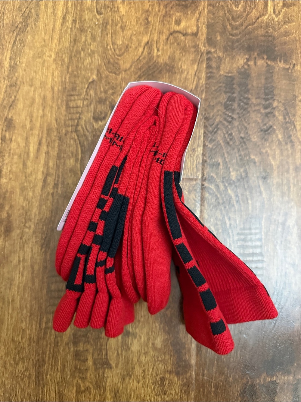 Nike Red and Black Elite Dri-FIT Crew Athletic Socks - Picture 10 of 14